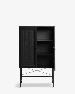 Alva høj skænk, sort