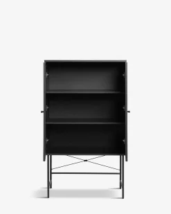 Alva høj skænk, sort