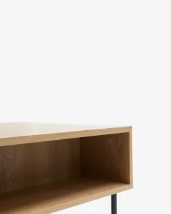 Alva sofabord, natur, m/skuffe