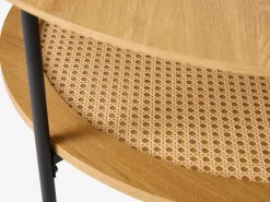 Alva sofabord, natur, rundt