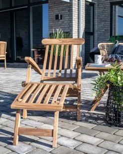 Arrecife dækstol, teak