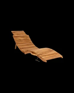 Arrieta liggestol, teak natur