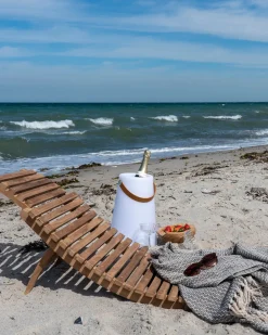 Arrieta liggestol, teak natur