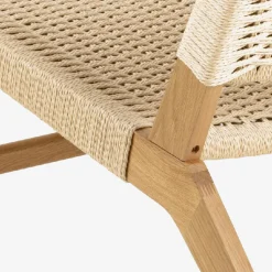 Bali loungestol, natur flet