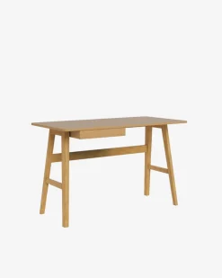 Barnett skrivebord, lak egefiner