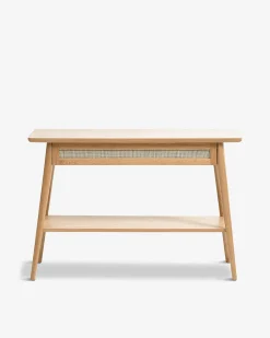 Barrali konsolbord, eg natur lak
