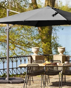 Baza Hængeparasol Sort