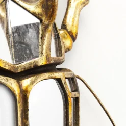 Bille vægspejl, messing