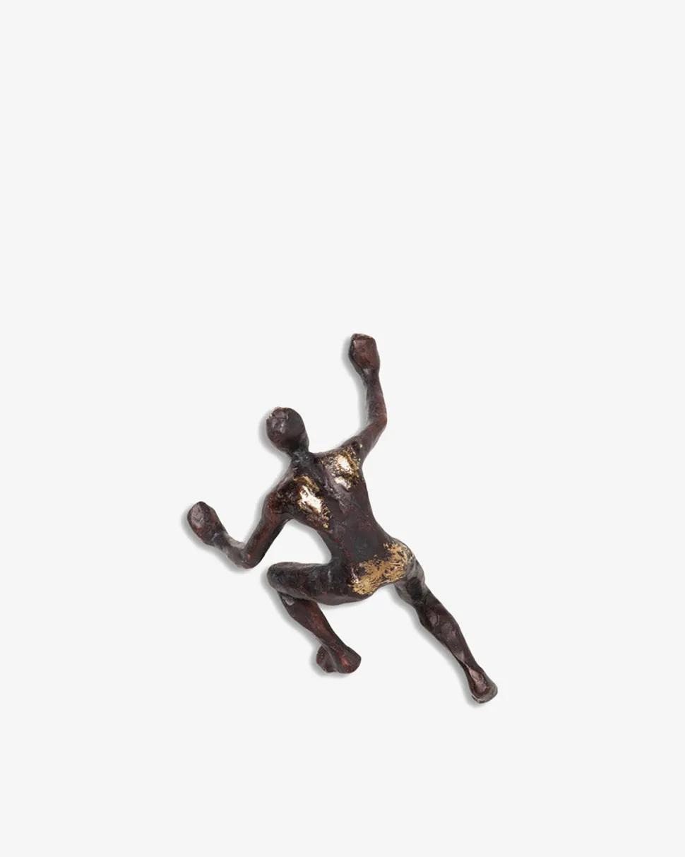 Bjergbestiger fri klatring