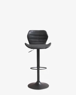 Bola barstol, sort vintage look