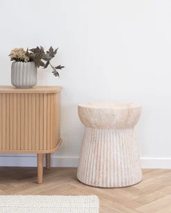 Bonn sidebord m/rillet struktur