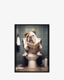 Bulldog på toilet galleri