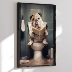 Bulldog på toilet galleri