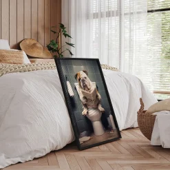 Bulldog på toilet galleri