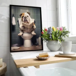 Bulldog på toilet galleri