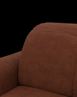 Bullet U-sofa med rundt hjørne og pufafslutning højre