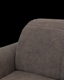 Bullet U-sofa med rundt hjørne og pufafslutning højre