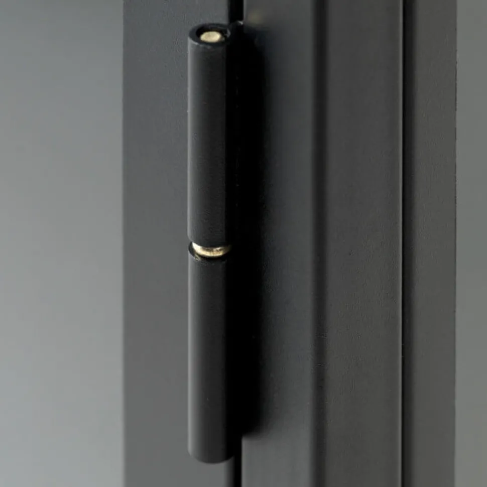 Carmel skænk, sort metal 4 dørs