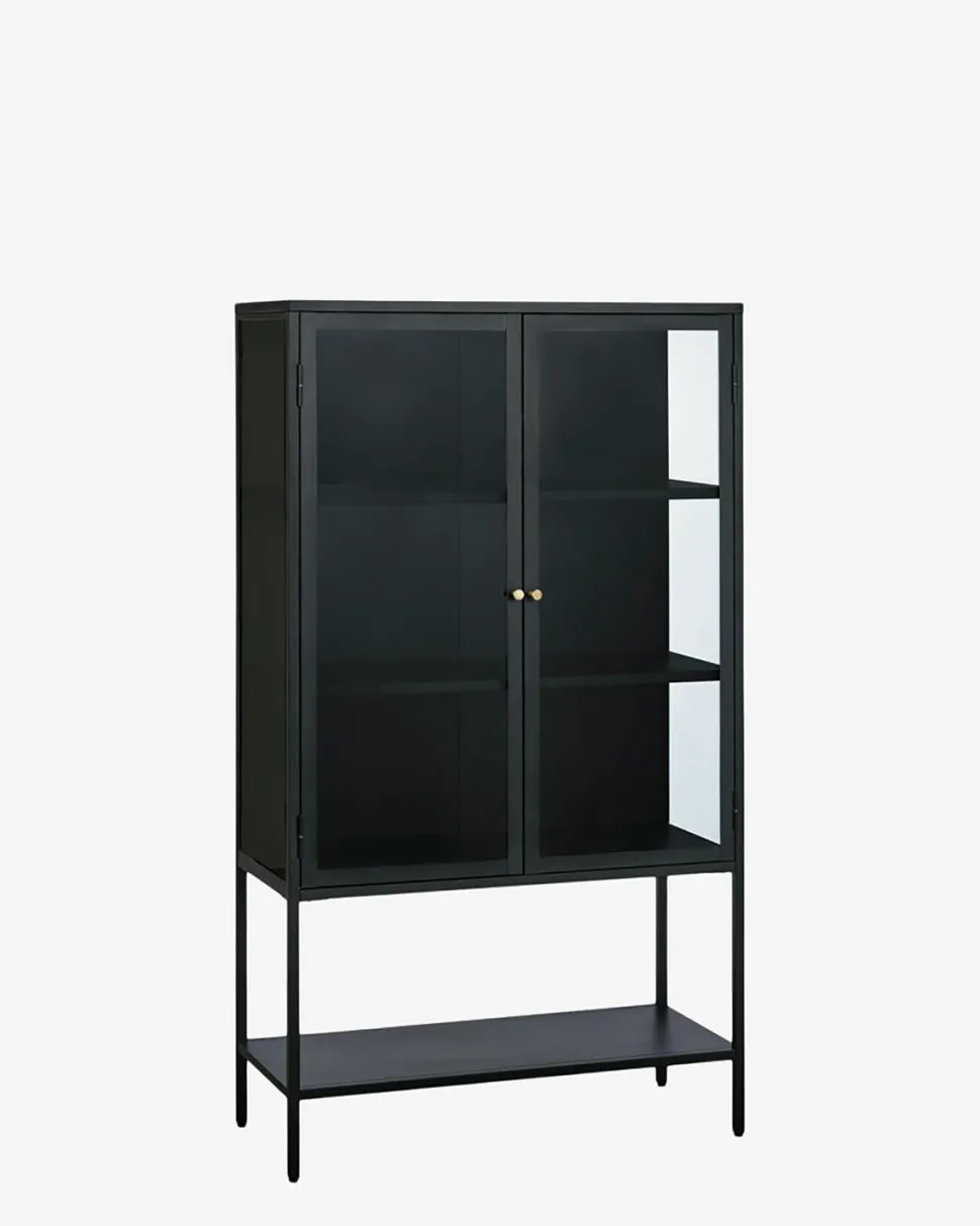 Carmel vitrine, sort