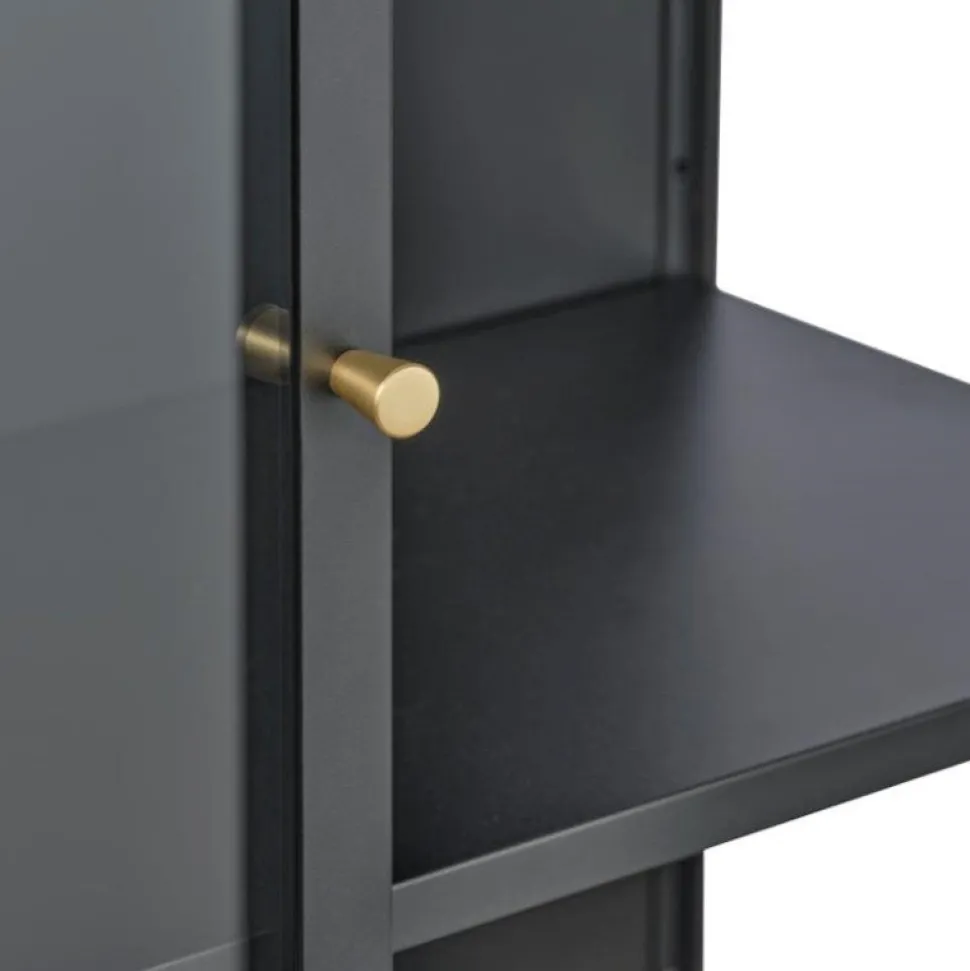 Carmel vitrine, sort