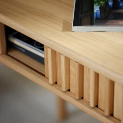 Carno TV-bord, natur eg