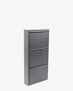 Caruso skoskab 3 låger, antracit