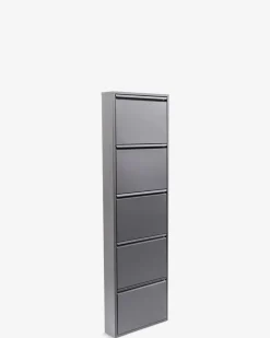 Caruso skoskab 5 låger, antracit