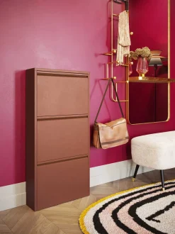 Caruso skoskab 3 låger, brun