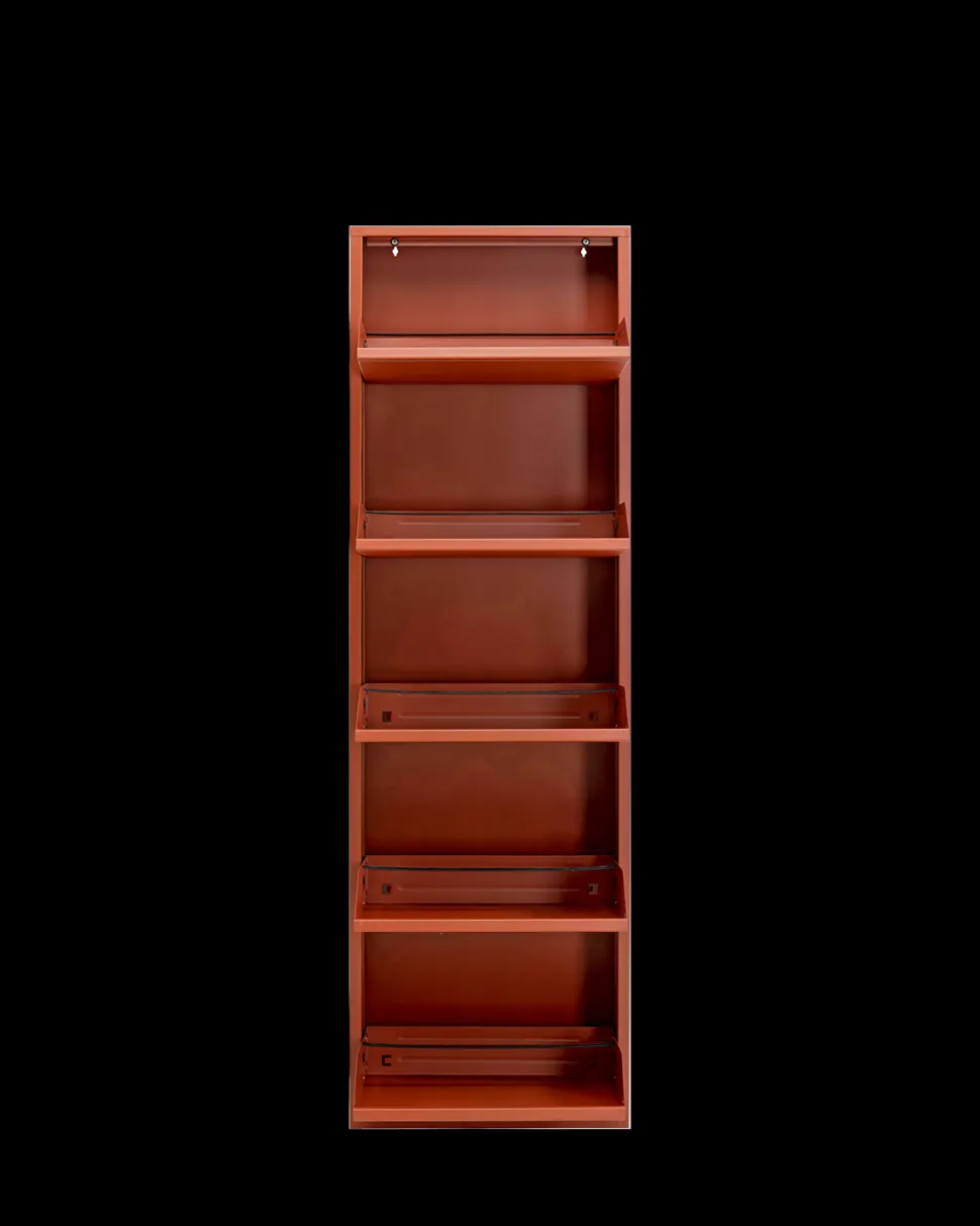 Caruso skoskab 5 låger, brun