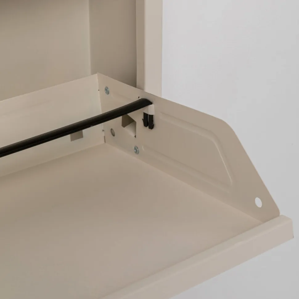 Caruso skoskab, 3 låger cream