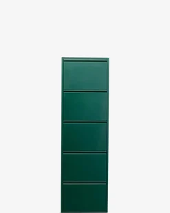 Caruso skoskab 5 låger, grøn