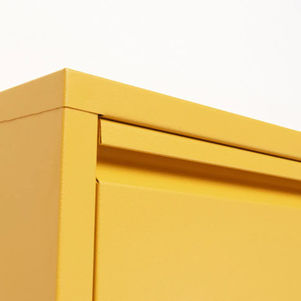 Caruso skoskab 5 låger, gul