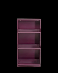 Caruso skoskab 3 låger, lilla