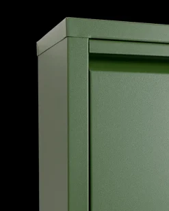 Caruso skoskab 5 låger, oliven