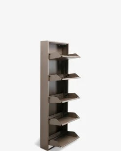 Caruso skoskab 5 låger, taupe