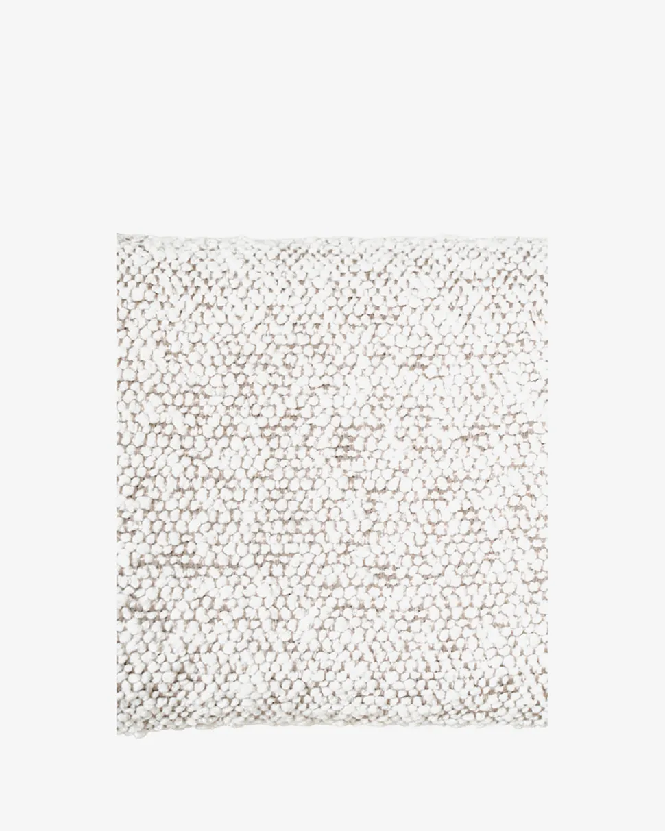 Casablanca spisebordsstol, hvid bouclé