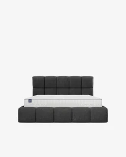 Cherry magasin seng 160x200 cm, mørk grå