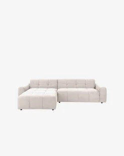 Columbia sofa m/chaiselong, beige