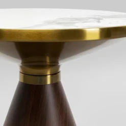 Cono sofabord, hvid keramisk marmor look