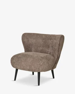 Covelo Loungestol, brun boucle