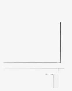 Cube natbord, hvid lak