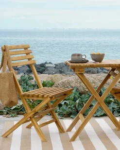 Cuenca cafesæt, teak natur