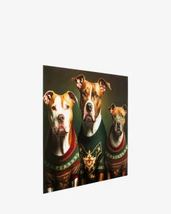 Dog family glas galleri