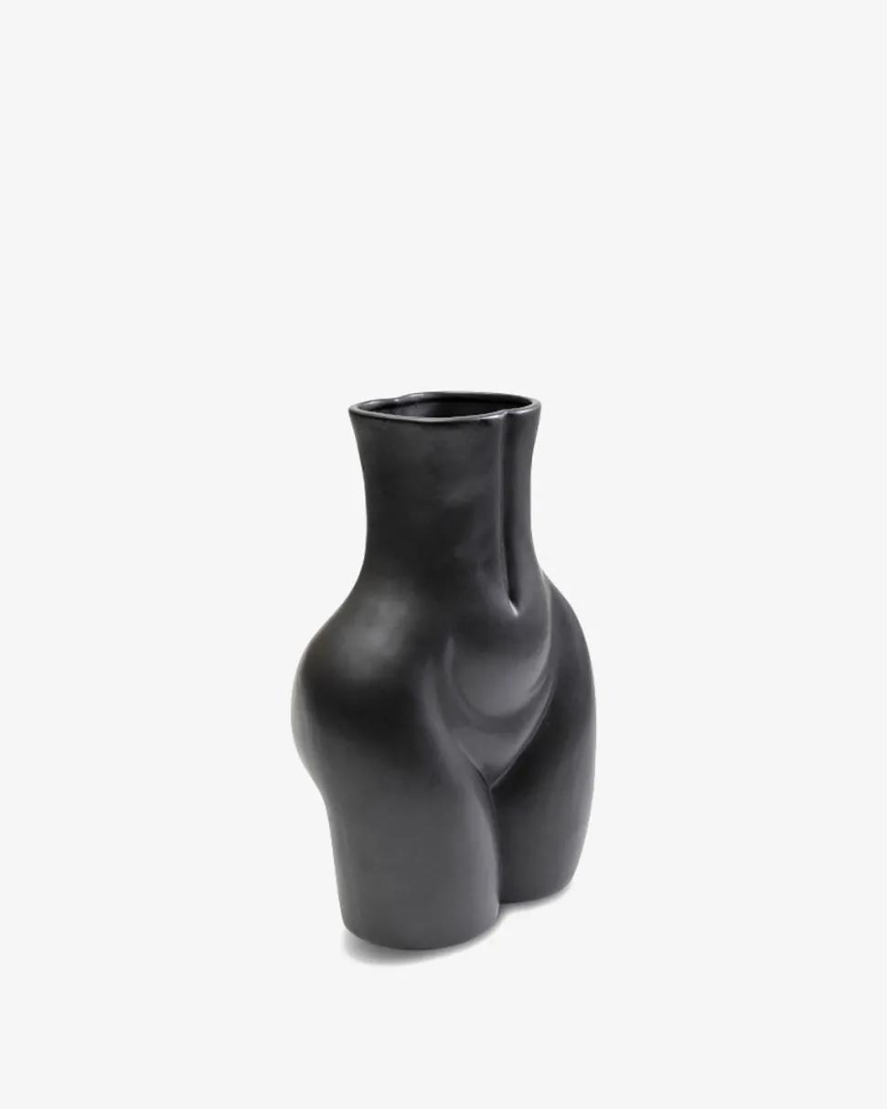 Donna vase stor, sort
