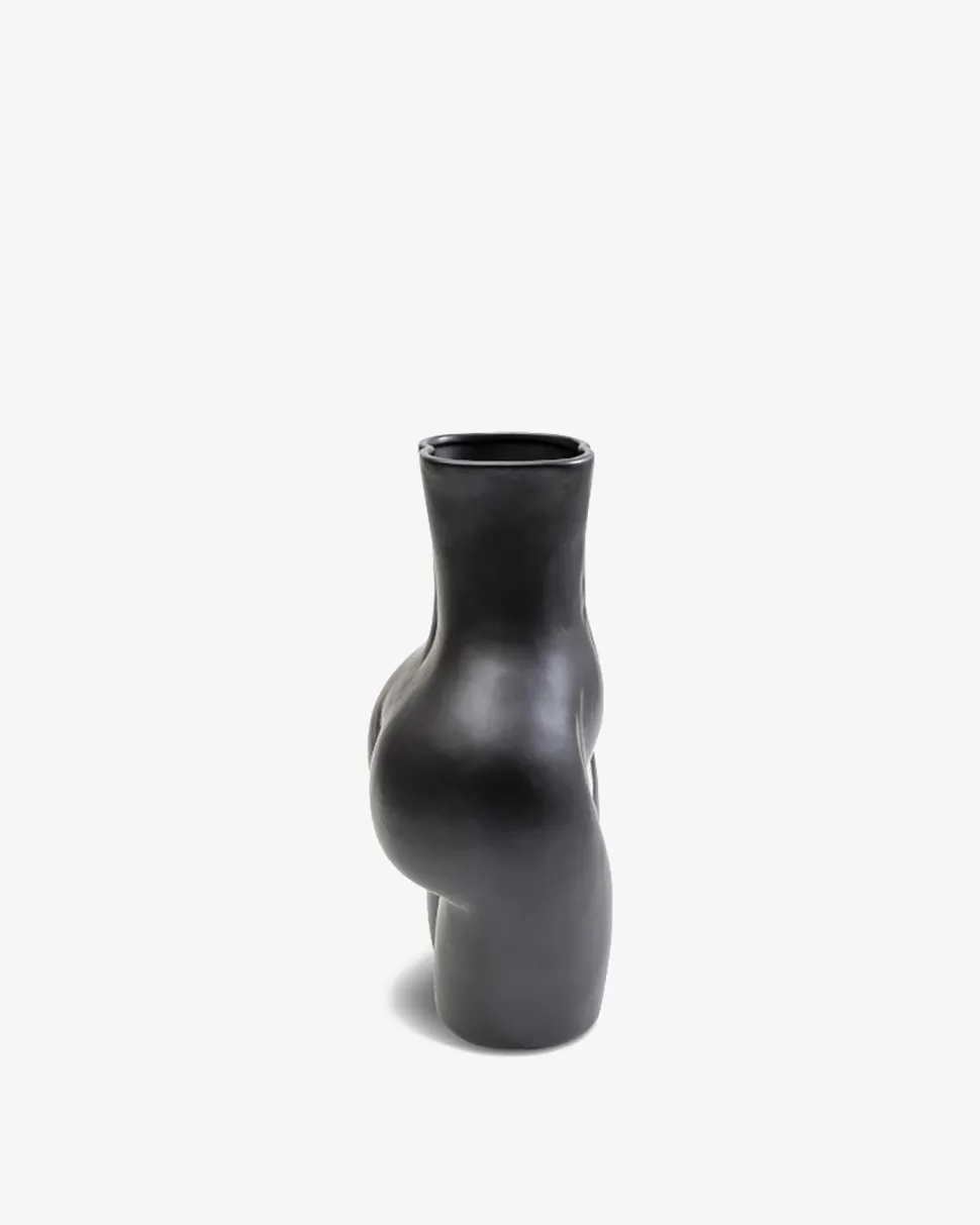 Donna vase stor, sort