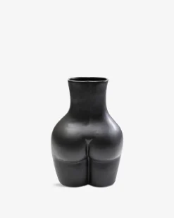 Donna vase stor, sort