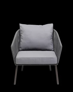 Elba lounge stol, grå