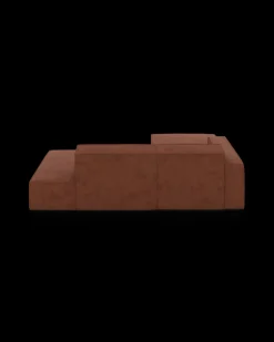 Espada hjørnesofa med chaiselong venstre og pufafslutning højre