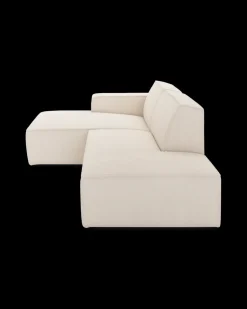 Espada hjørnesofa med chaiselong venstre og pufafslutning højre