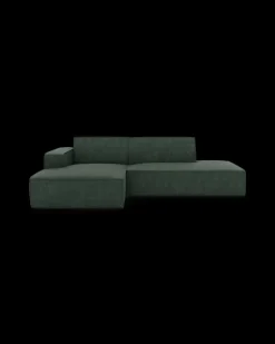 Espada hjørnesofa med chaiselong venstre og pufafslutning højre